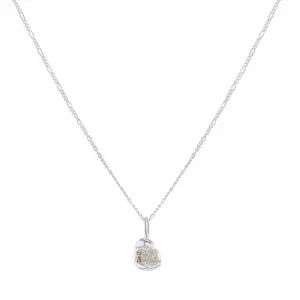 Vital Silver Necklace w. Green Zirconia
