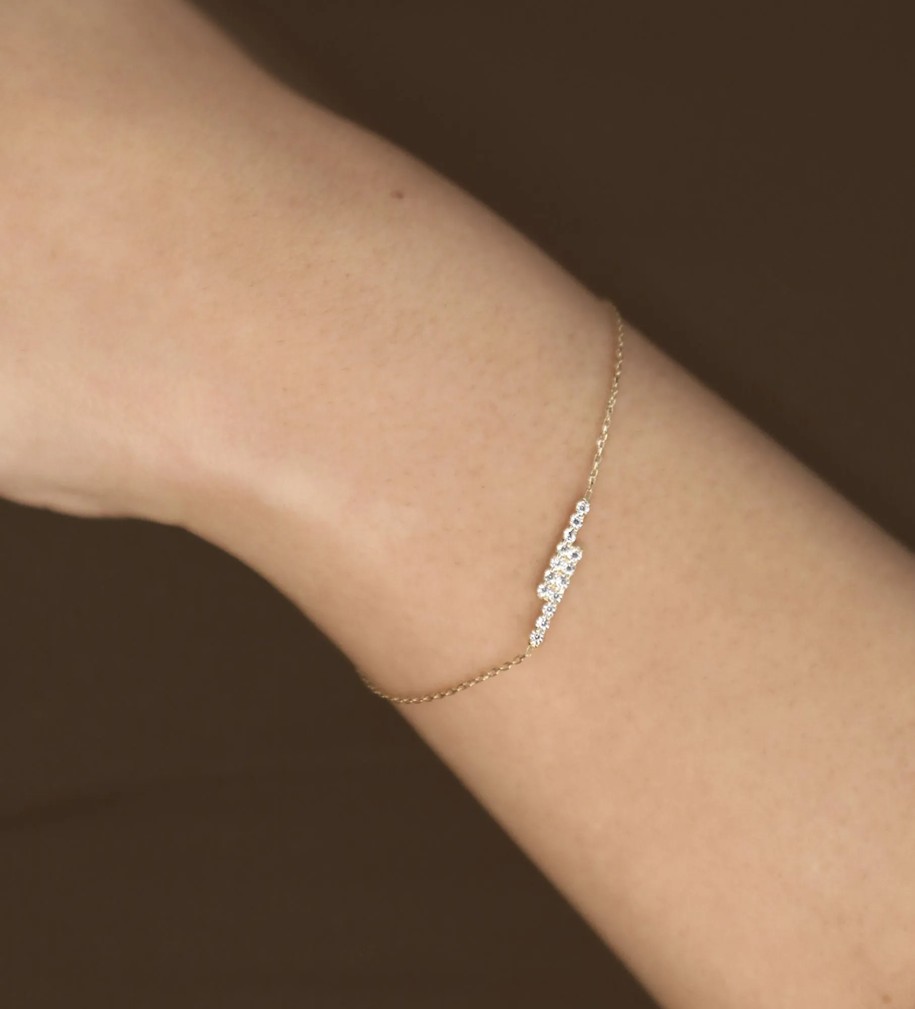 When Lightning Strikes 18K Gold Bracelet w. Diamonds