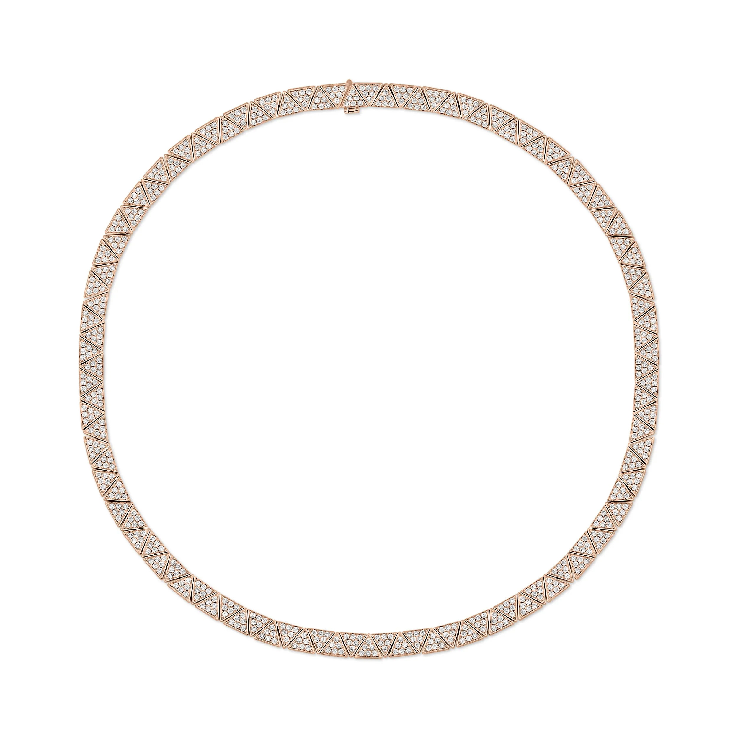 WIDE PAVE DIAMOND CLEO CHOKER Anita Ko