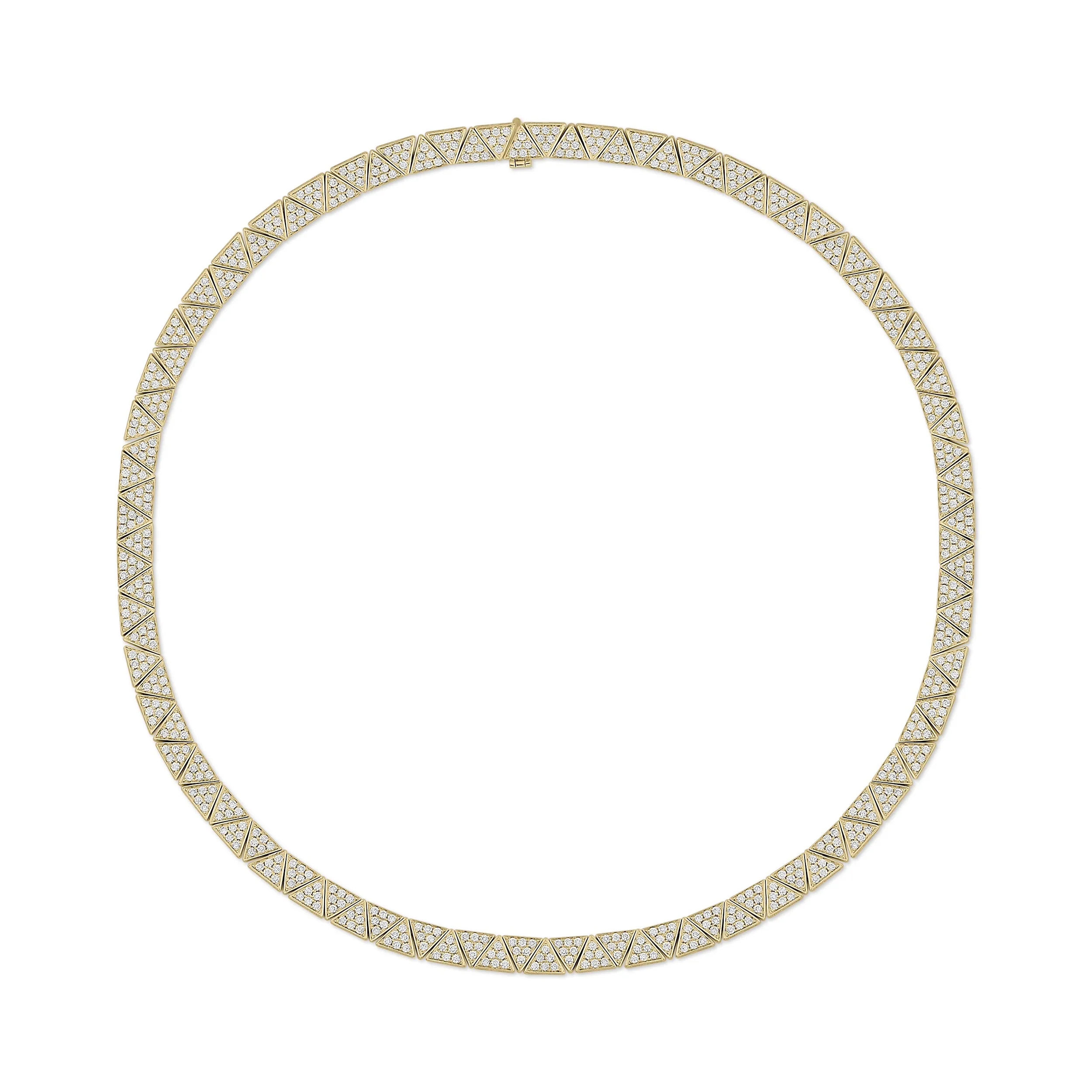 WIDE PAVE DIAMOND CLEO CHOKER Anita Ko