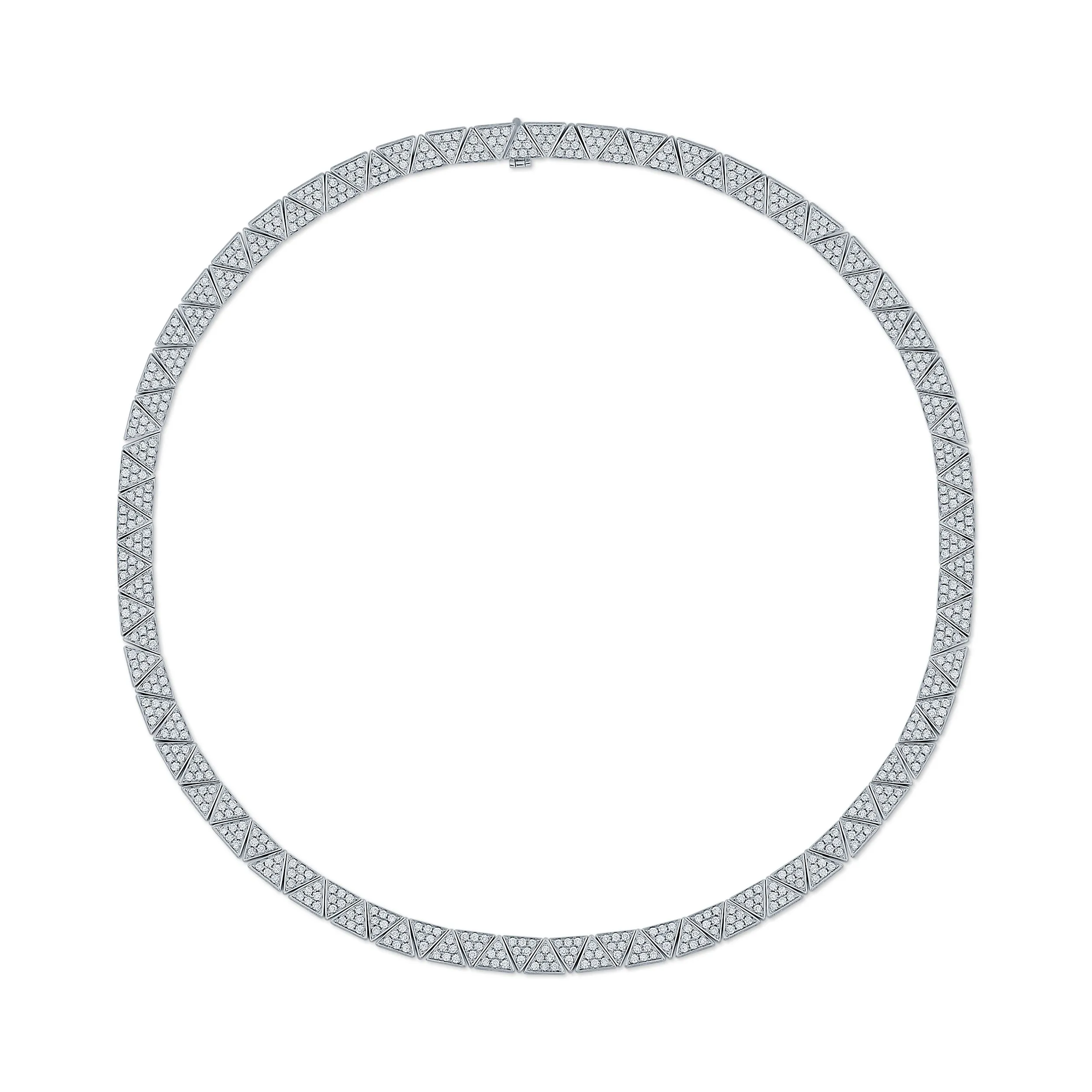 WIDE PAVE DIAMOND CLEO CHOKER Anita Ko