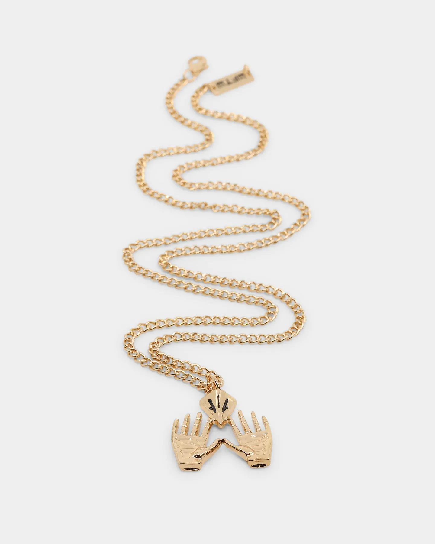 Wild For The Weekend All Hands Necklace Gold