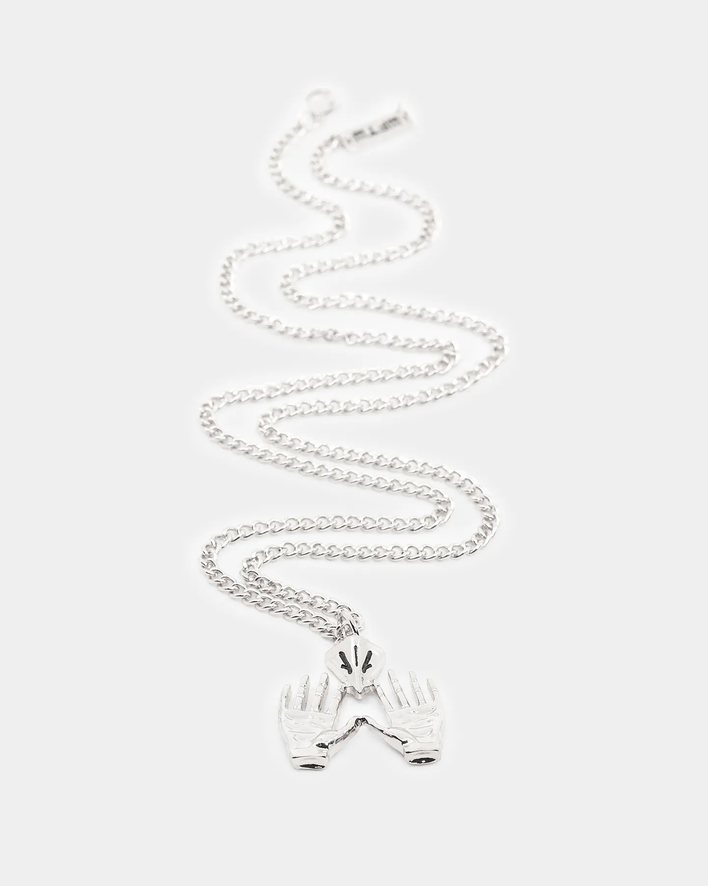 Wild For The Weekend All Hands Necklace Silver