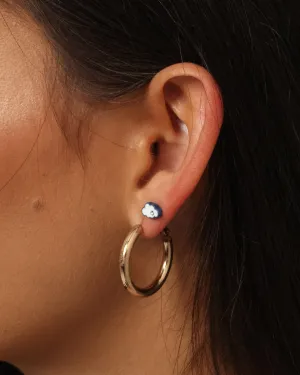 Wild For The Weekend Cloud Enamel Studs Blue