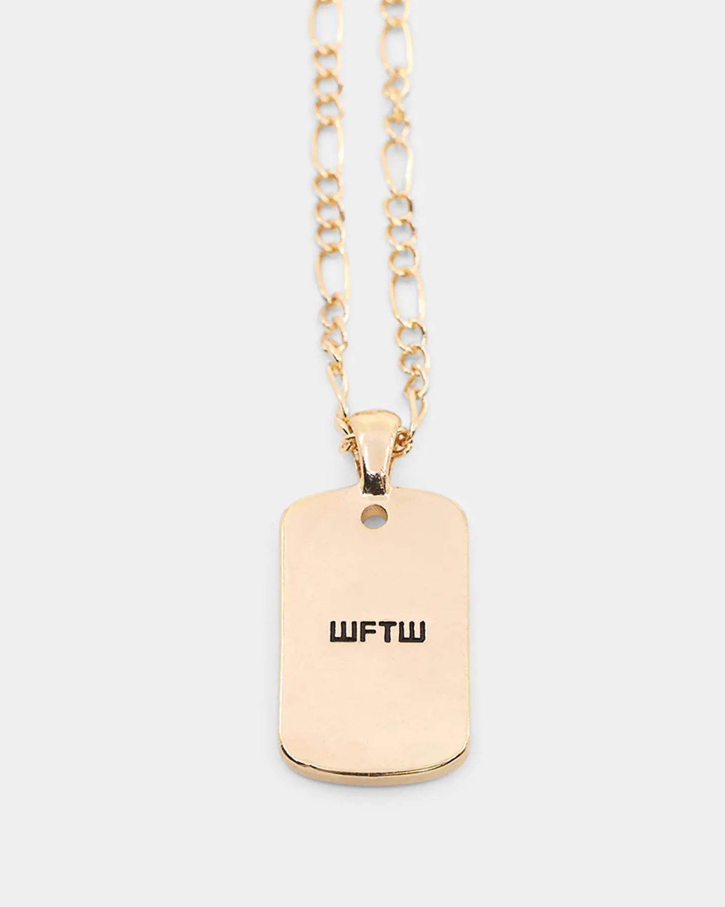 Wild For The Weekend Cloud Rectangle Pendant Necklace Gold