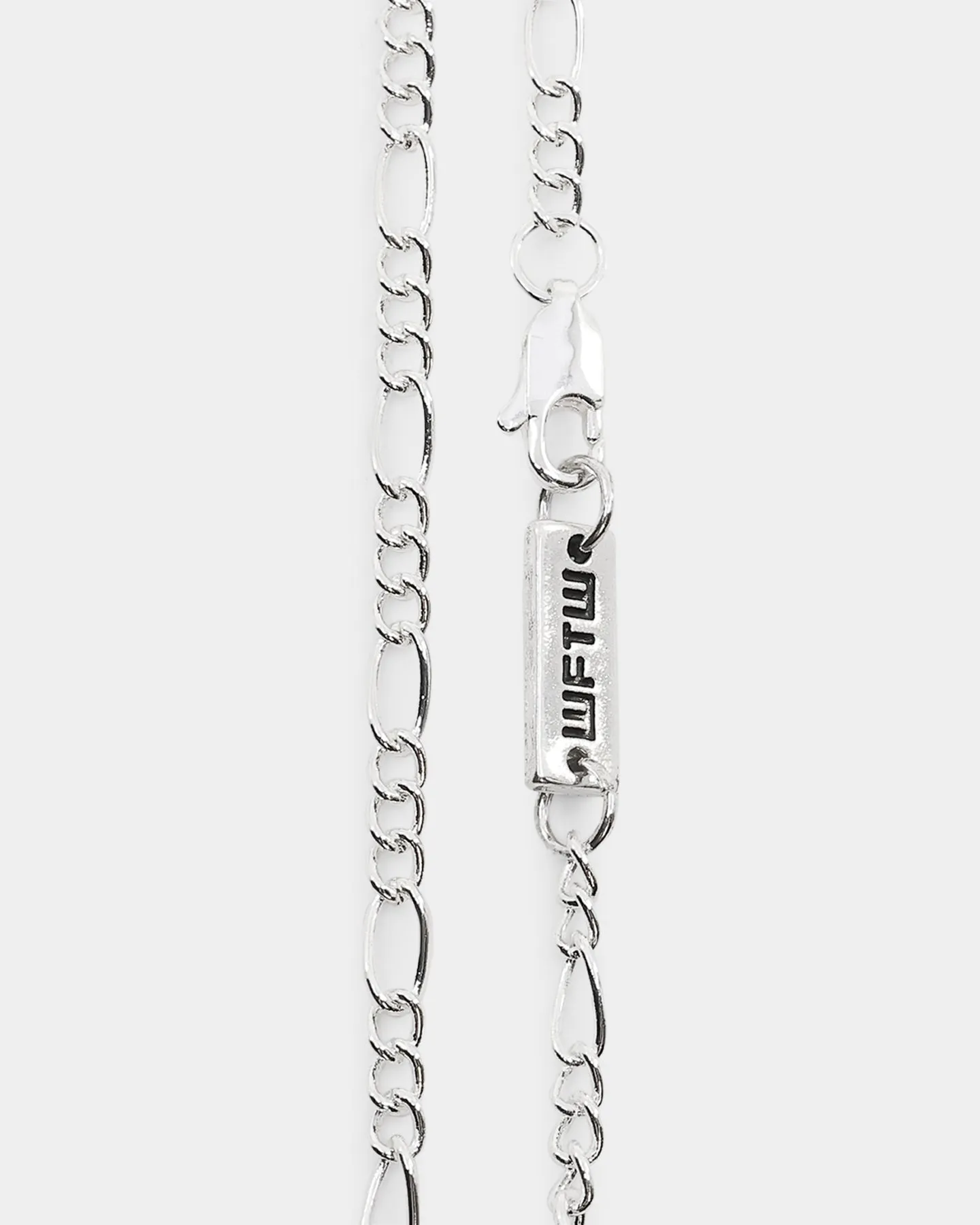 Wild For The Weekend Cloud Rectangle Pendant Necklace Silver