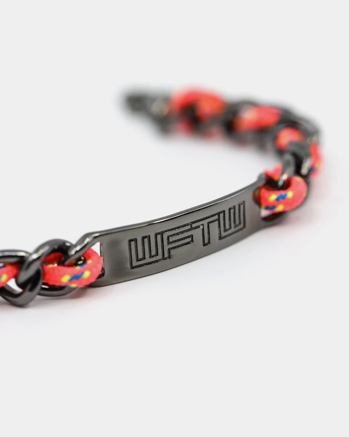 Wild For The Weekend Fantazia C&C ID Bracelet Gunmetal/Orange