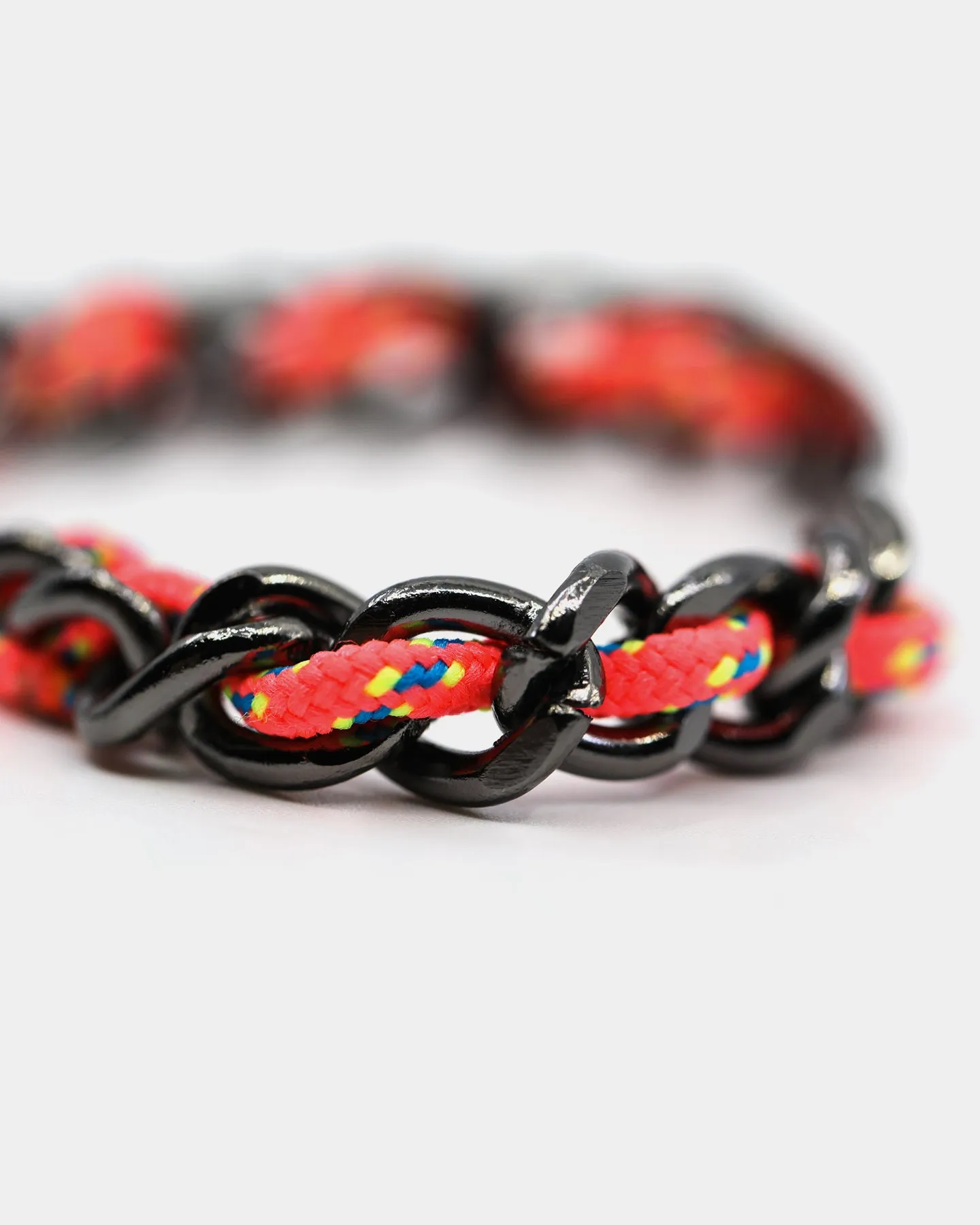 Wild For The Weekend Fantazia C&C ID Bracelet Gunmetal/Orange
