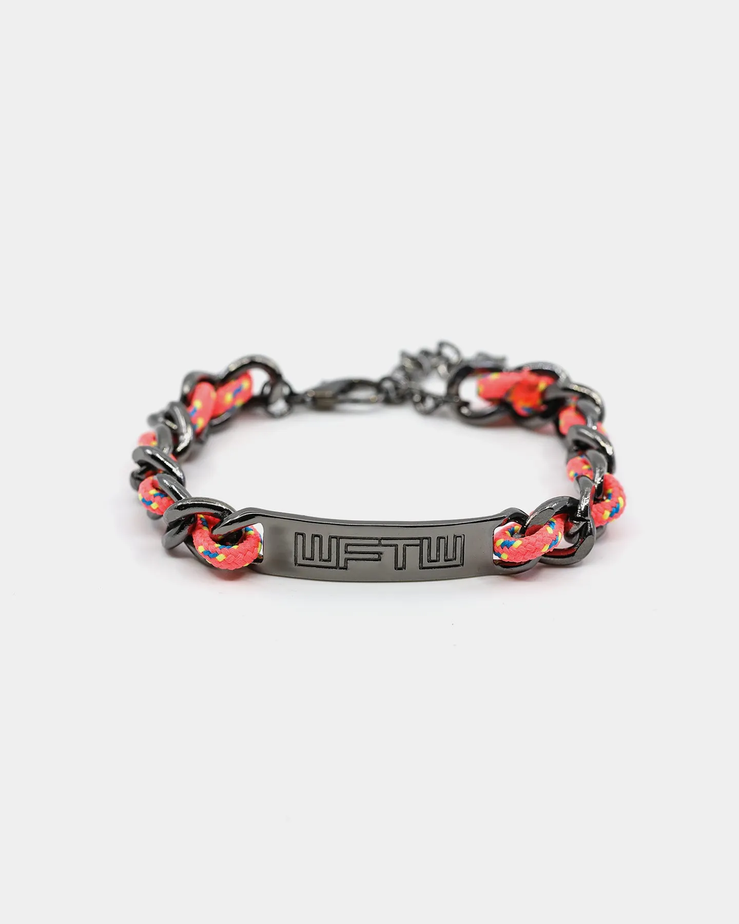 Wild For The Weekend Fantazia C&C ID Bracelet Gunmetal/Orange