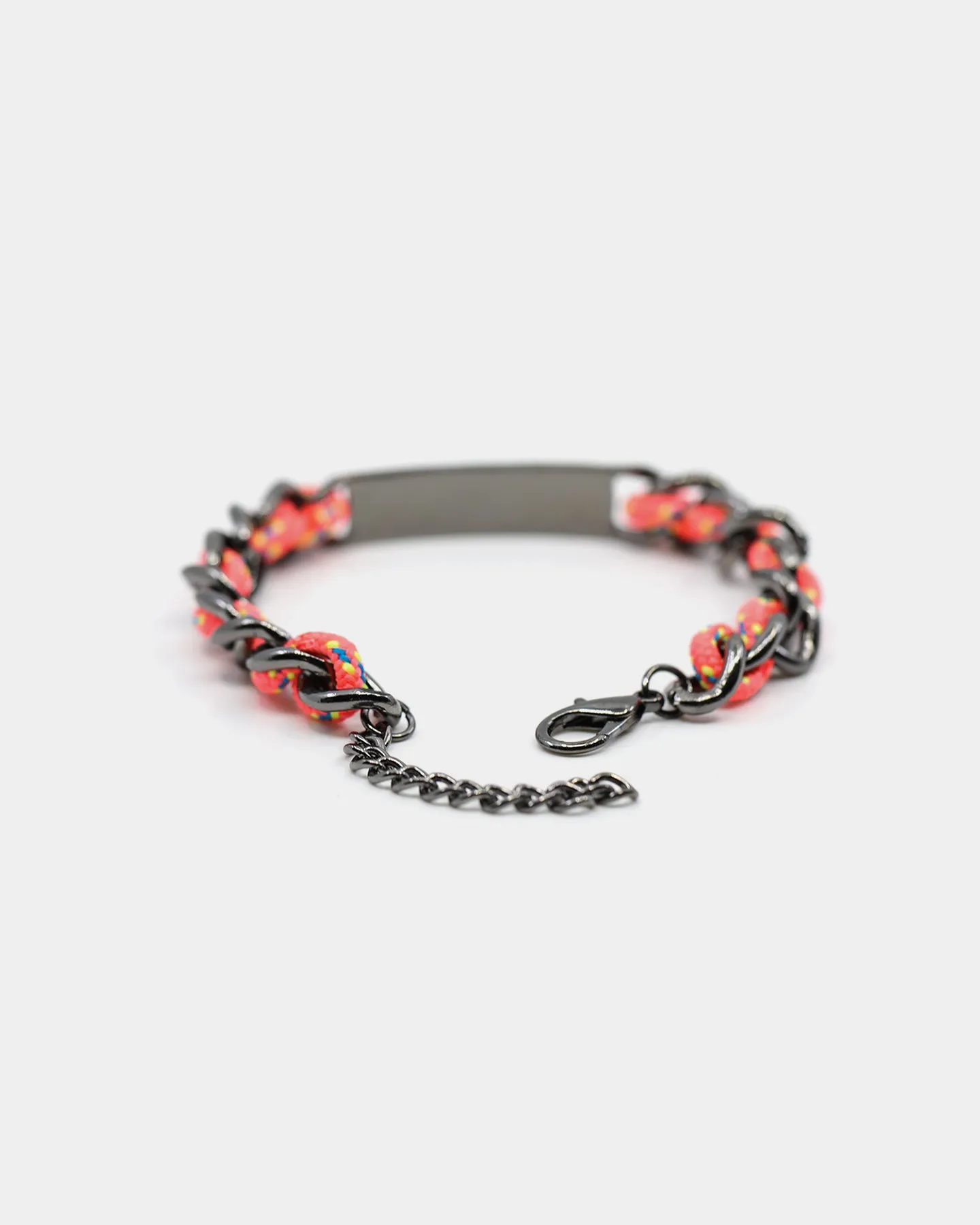 Wild For The Weekend Fantazia C&C ID Bracelet Gunmetal/Orange