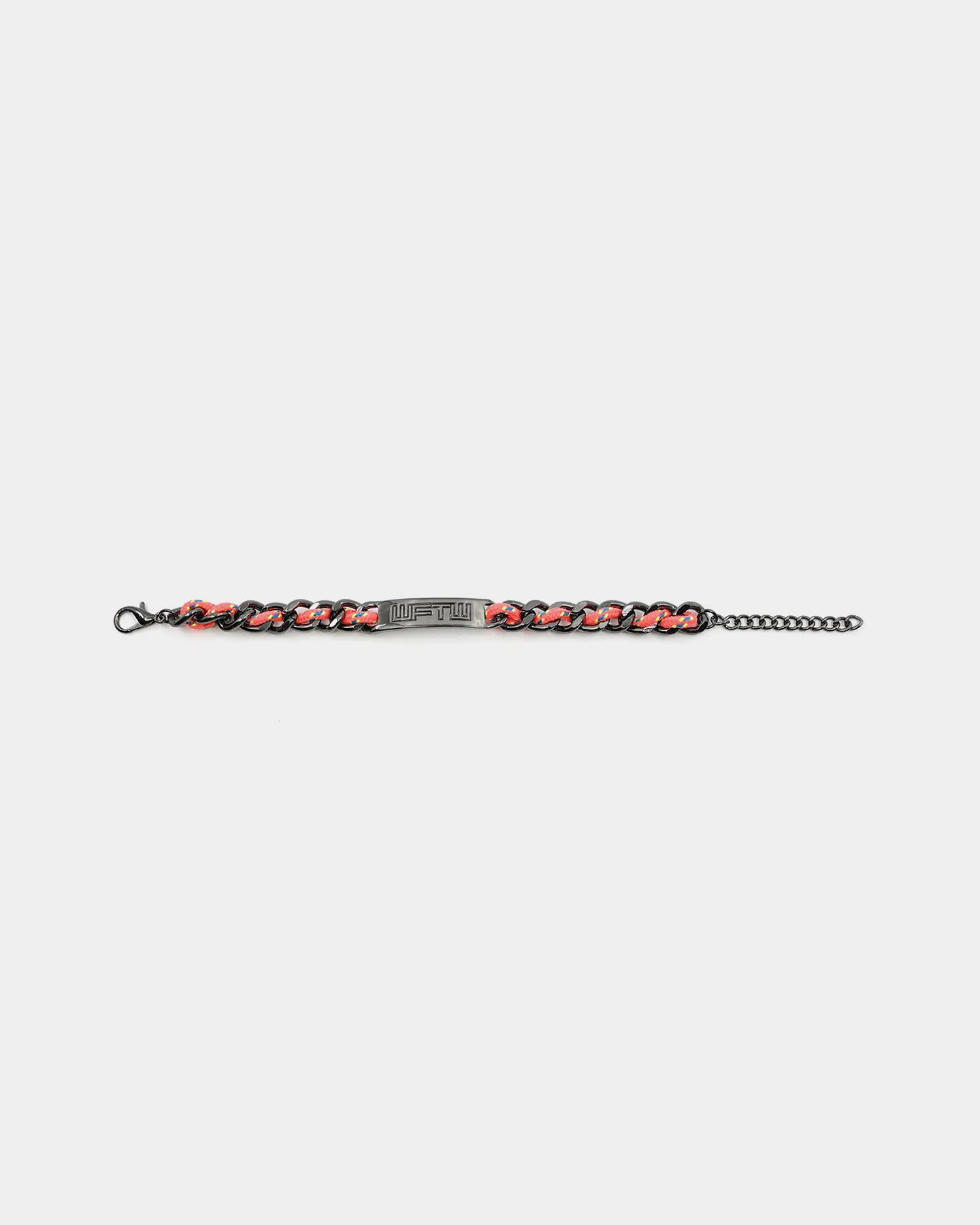 Wild For The Weekend Fantazia C&C ID Bracelet Gunmetal/Orange