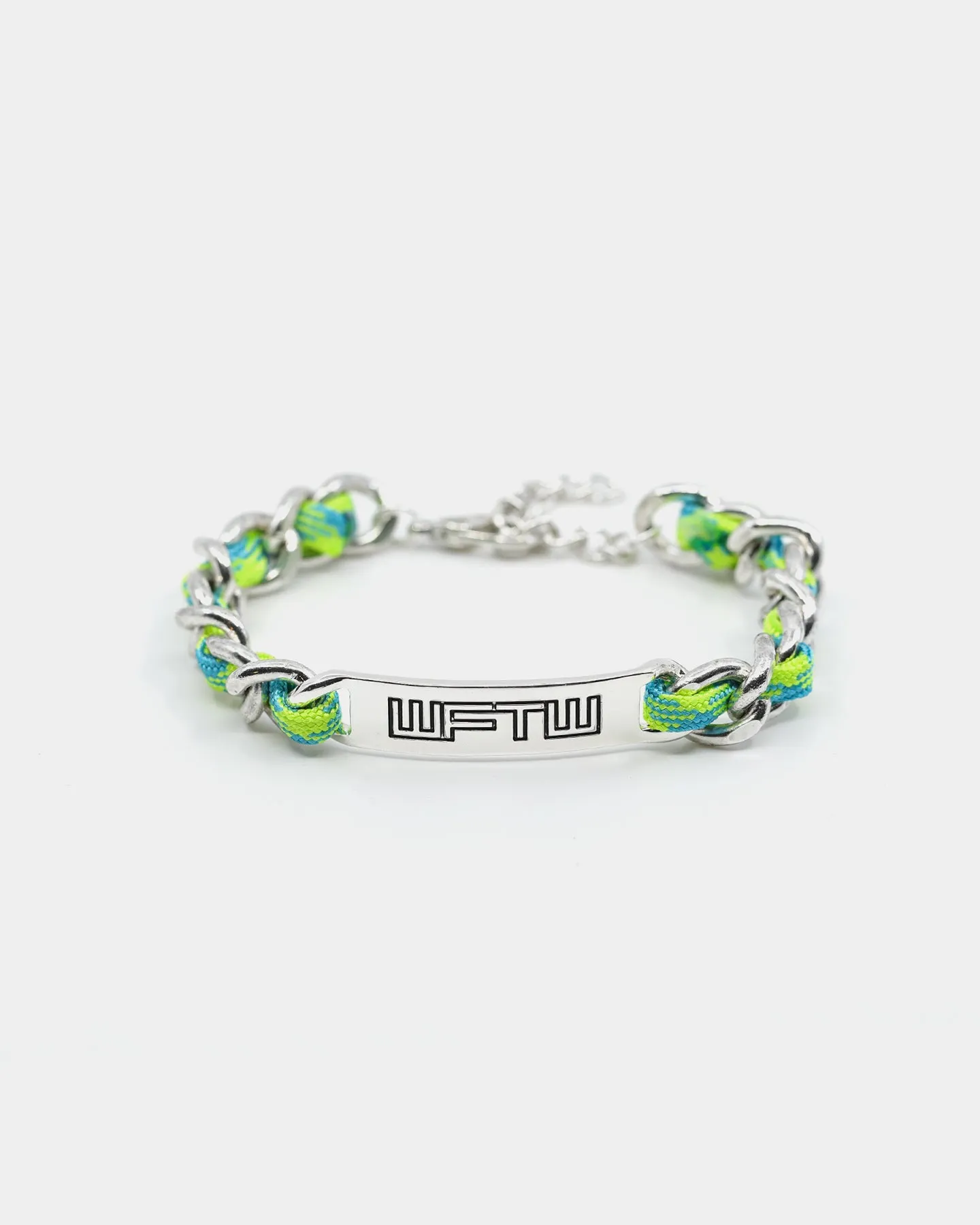 Wild For The Weekend Fantazia C&C ID Bracelet Silver/Green