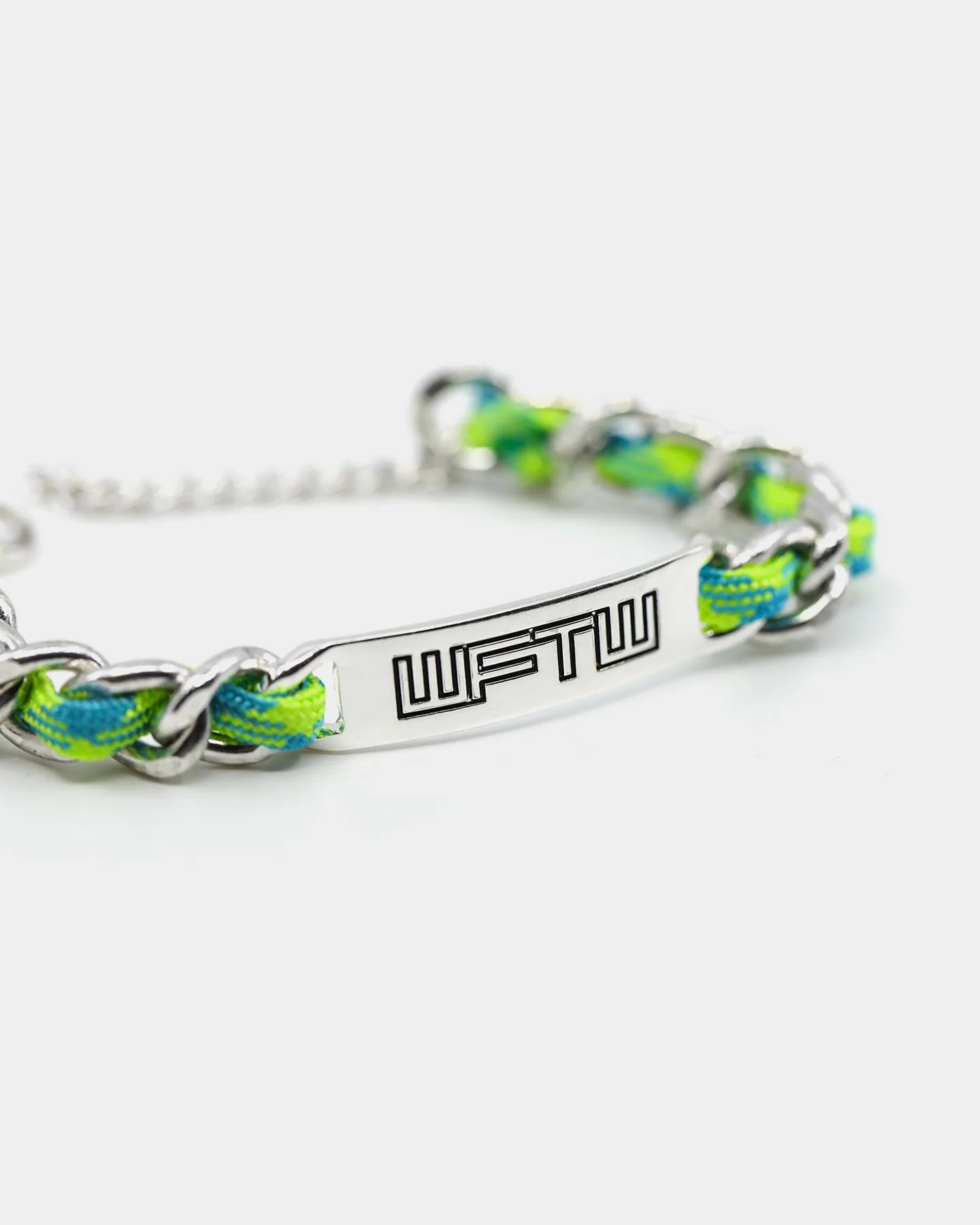 Wild For The Weekend Fantazia C&C ID Bracelet Silver/Green