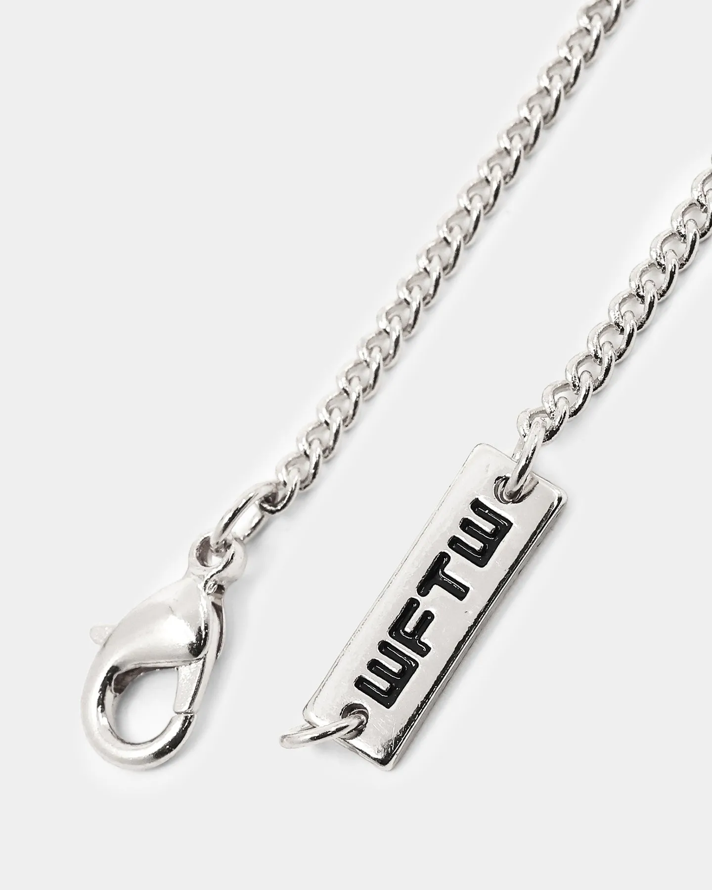Wild For The Weekend Hot Sauce Necklace Silver