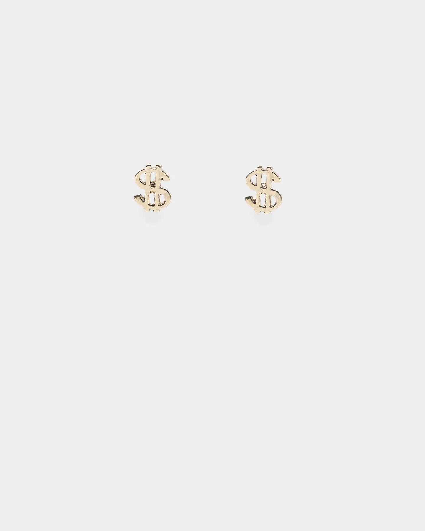 Wild for the Weekend Money Stud Earring Set Gold