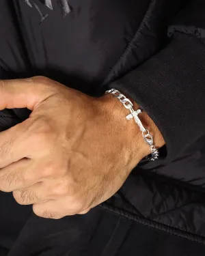 Wild For The Weekend Paint Dripping Bracelet Silver