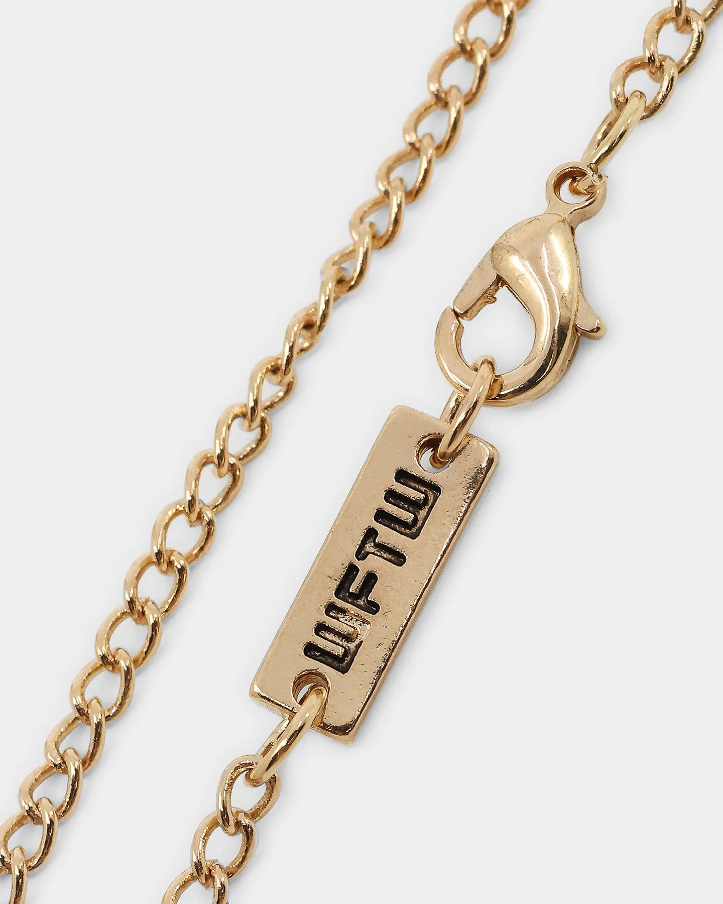 Wild For The Weekend Paint Dripping Necklace Gold