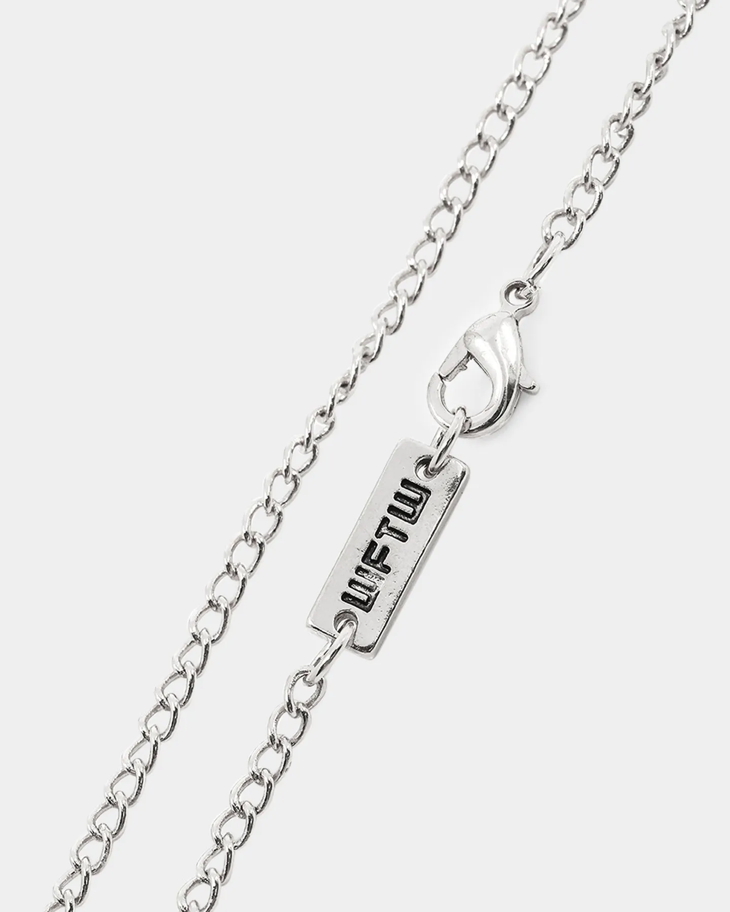 Wild For The Weekend Paint Dripping Necklace Silver