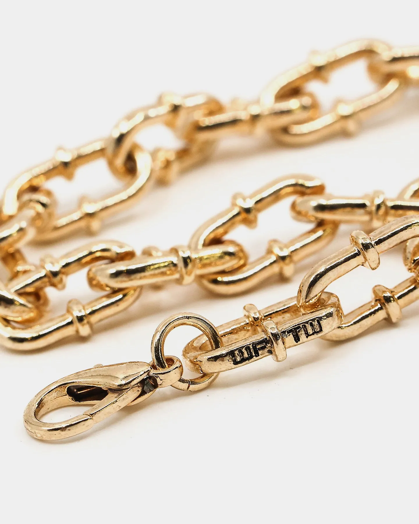 Wild for the Weekend Playing with Fire Chain Bracelet Gold