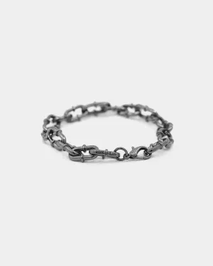 Wild for the Weekend Playing with Fire Chain Bracelet Gunmetal