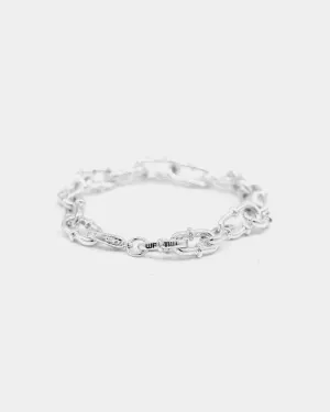 Wild for the Weekend Playing with Fire Chain Bracelet Silver