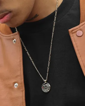 Wild for the Weekend Serpentine Dragon Necklace Gold