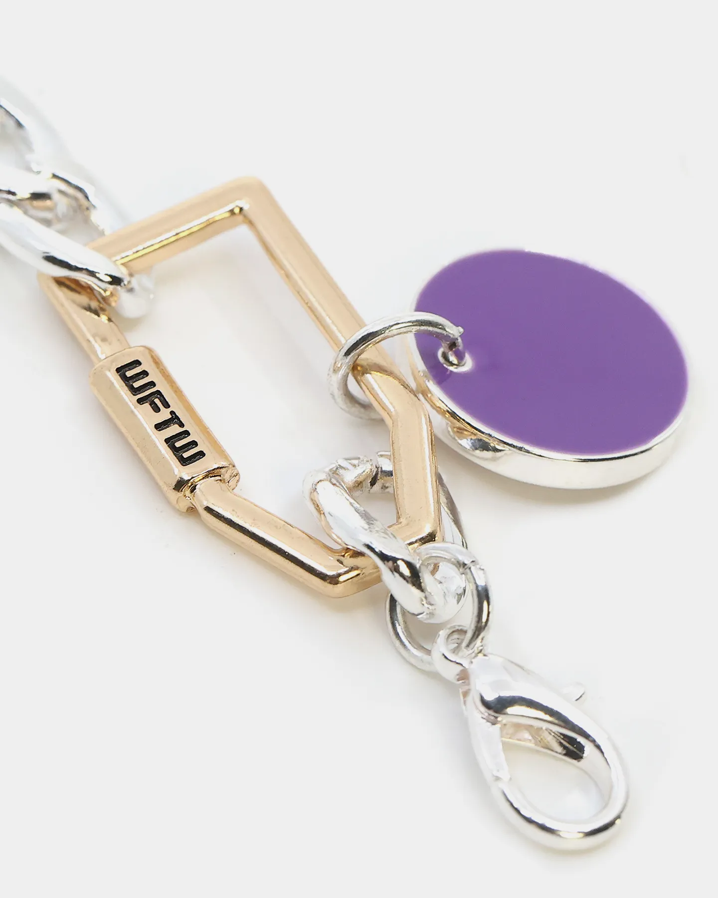 Wild For The Weekend Slam Dunk Basketball Bracelet Silver/Gold