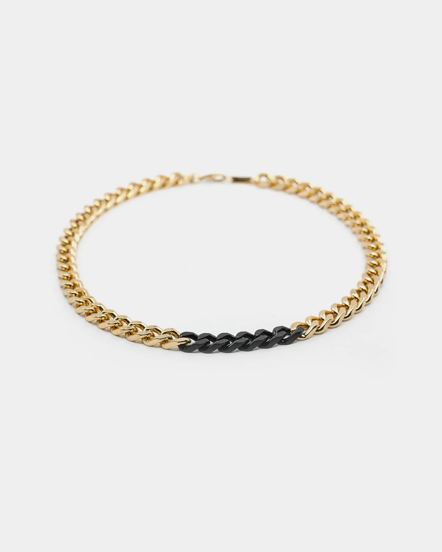 Wild For The Weekend Solid ID Chain Gold/Black