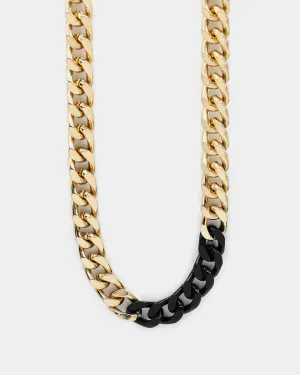 Wild For The Weekend Solid ID Chain Gold/Black