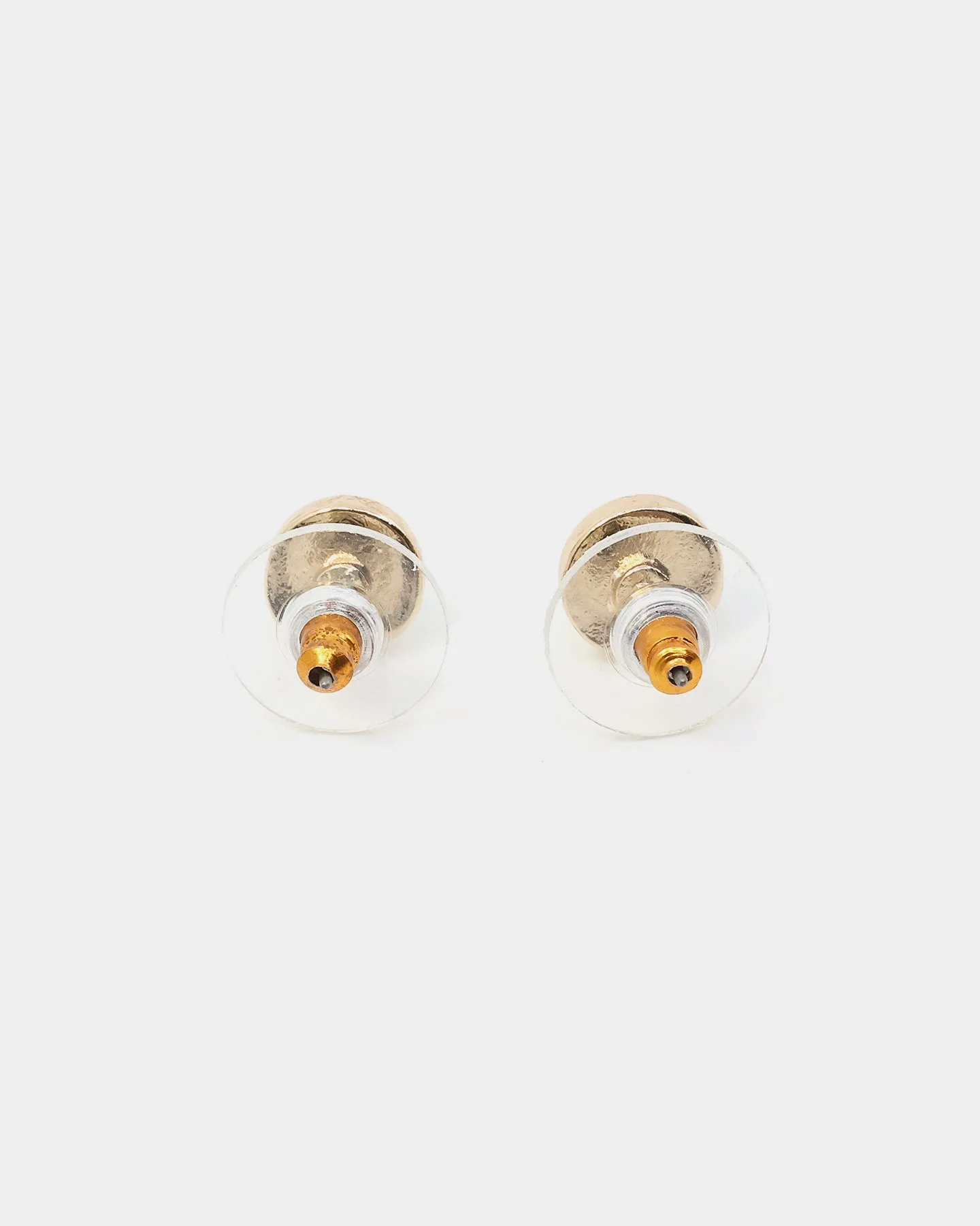 Wild For The Weekend Ying Yang Studs Gold