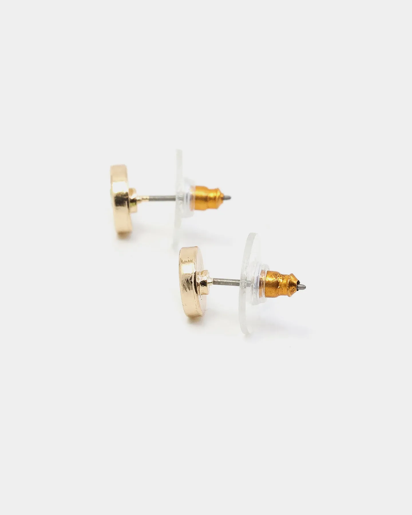Wild For The Weekend Ying Yang Studs Gold