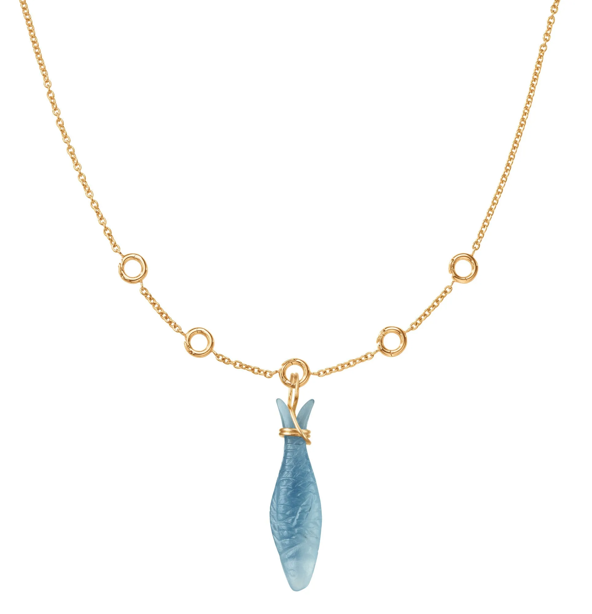Young Fish 40 Collier 18K Gold Necklace