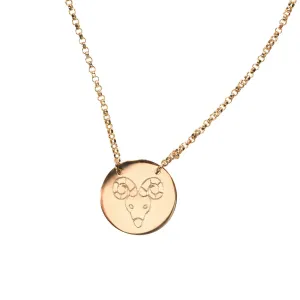 Zodiac Necklace Gold